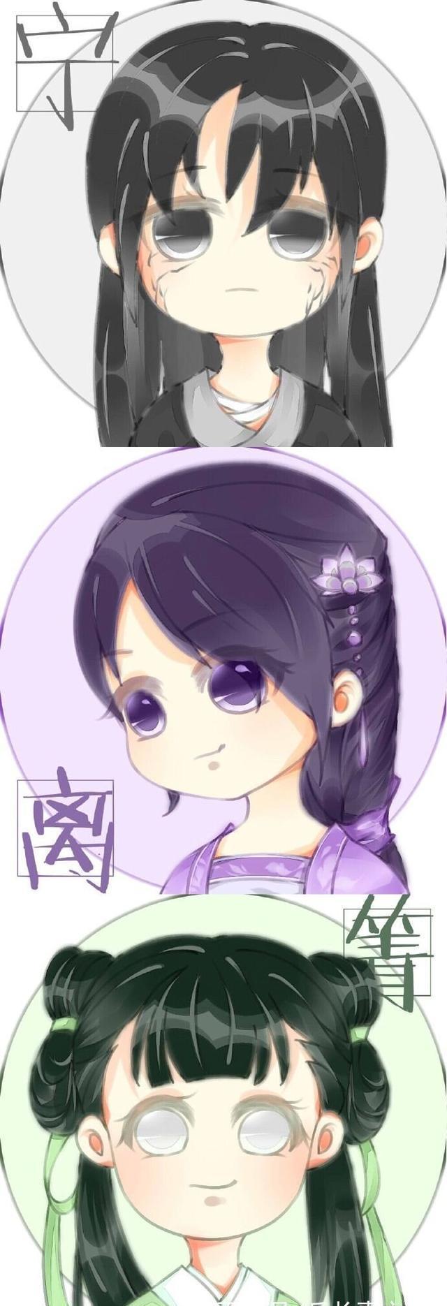 超萌的魔道祖师人物卡通头像分享,哭起来的江澄好可爱