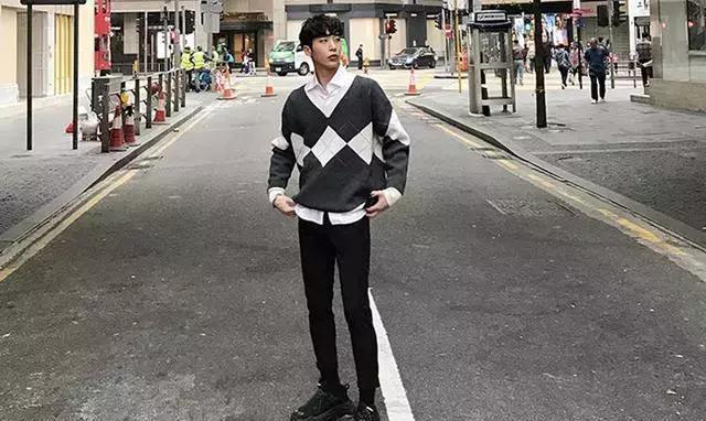 170男生，显高穿出高冷范