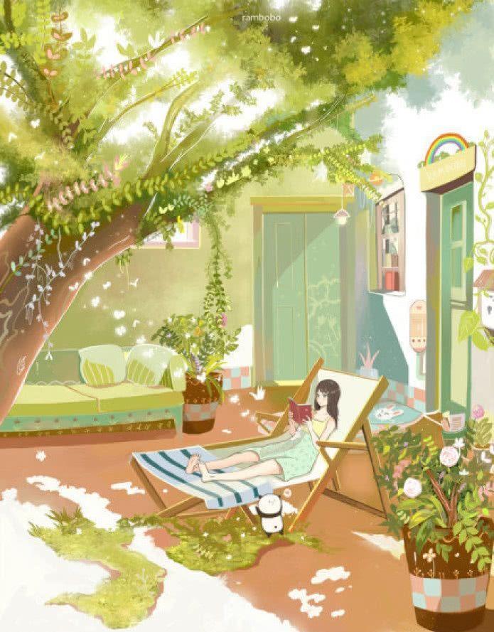 含蓄的思念·寄情·唯美壁纸，白茶清欢无别事，我在等风也等你