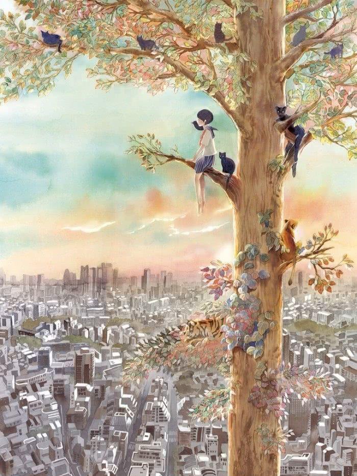 含蓄的思念·寄情·唯美壁纸，白茶清欢无别事，我在等风也等你