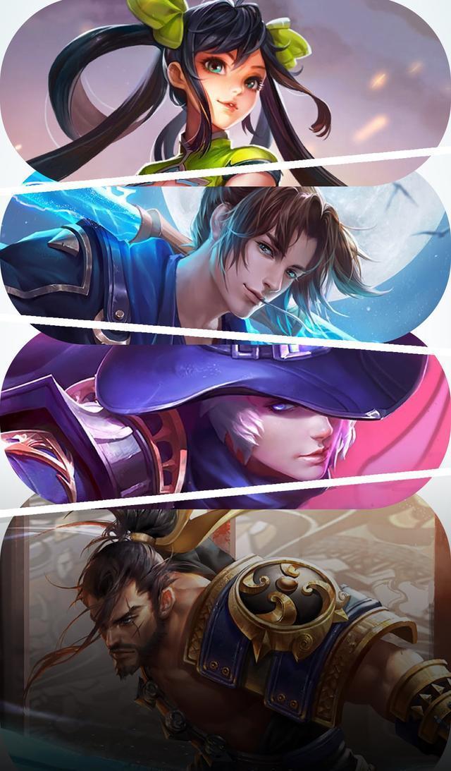 自制王者荣耀1080P高清手机壁纸，火爆手游壁纸，无水印