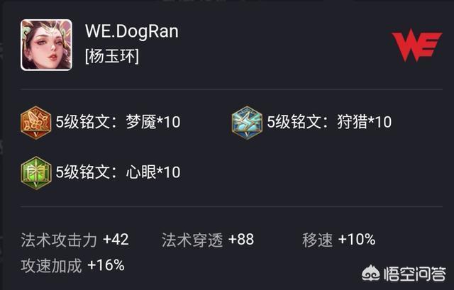 在《王者荣耀》中,杨玉环88法穿铭文搭配狩猎好还是调和好?