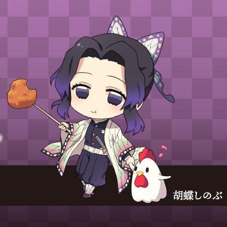 全员带你吃鸡 鬼灭之刃Q版激萌头像壁纸 必须拥有了