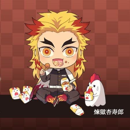 全员带你吃鸡 鬼灭之刃Q版激萌头像壁纸 必须拥有了