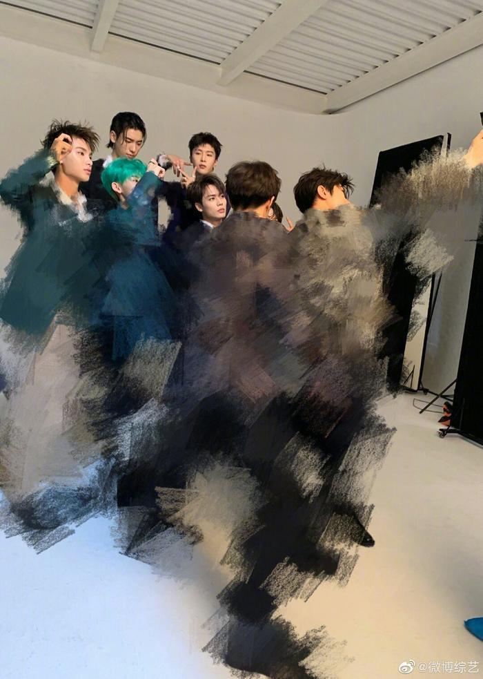 NPC成员蔡徐坤、陈立农、范丞丞、Justin黄明昊、林彦俊、朱正廷、王