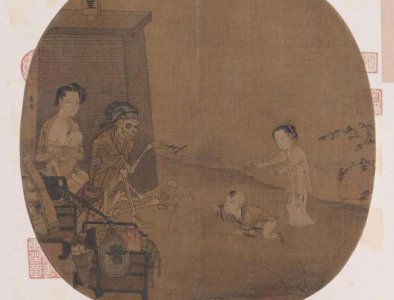 ​诗书音画 | 李嵩：《骷髅幻戏图》