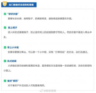 ​遇到蛇时应该如何应对？记住下面这些，关键时刻能救命！