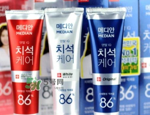 麦迪安牙膏红白蓝区别 爱茉莉麦迪安86牙膏红白蓝功效