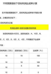 ​达成率怎么算（利润达成率怎么算）