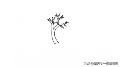 ​每天学一幅简笔画-秋天的景色简笔画步骤