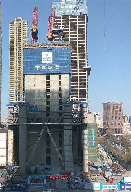 东北第一高楼——辽宁沈阳宝能环球金融中心建设进度巡礼