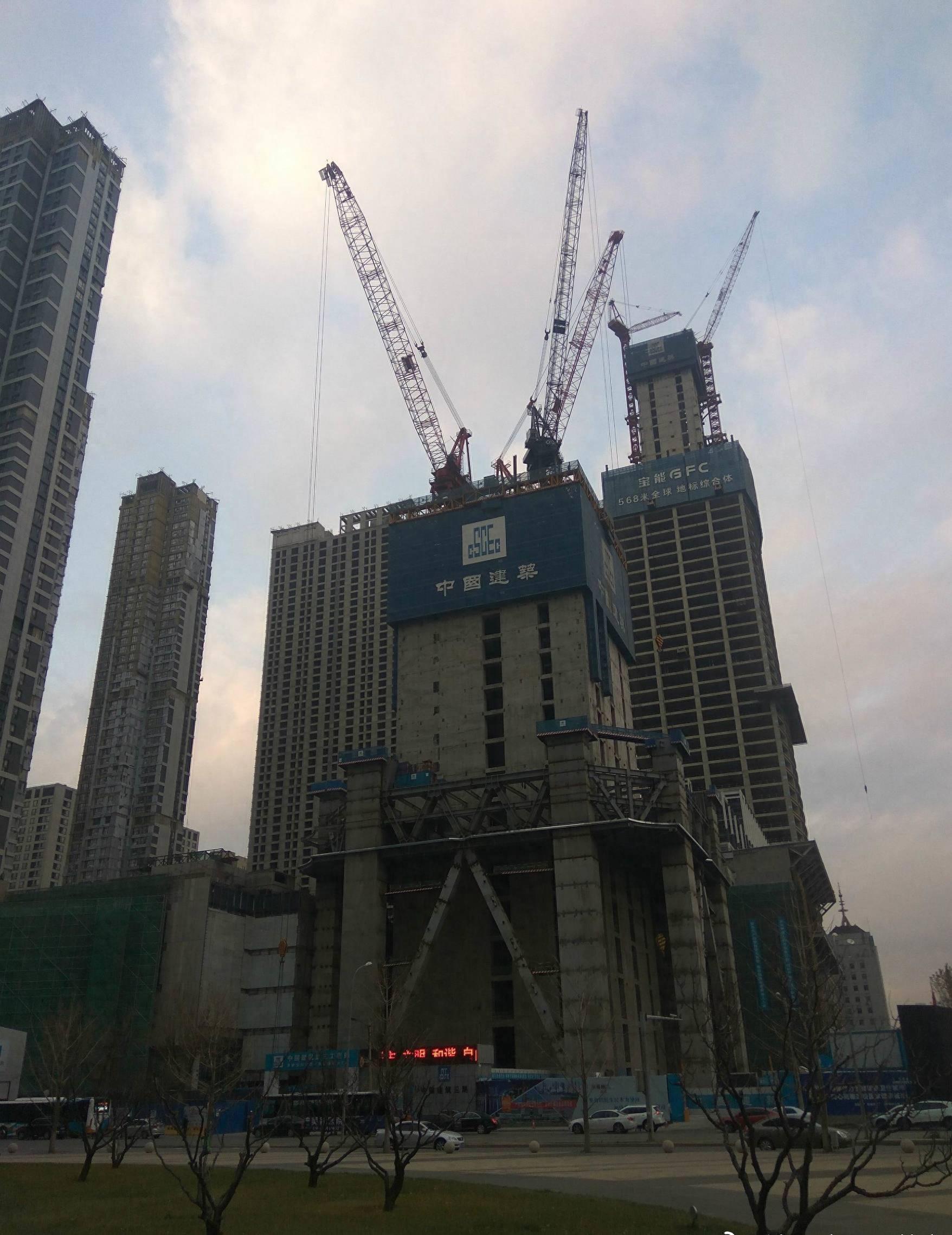 东北第一高楼——辽宁沈阳宝能环球金融中心建设进度巡礼