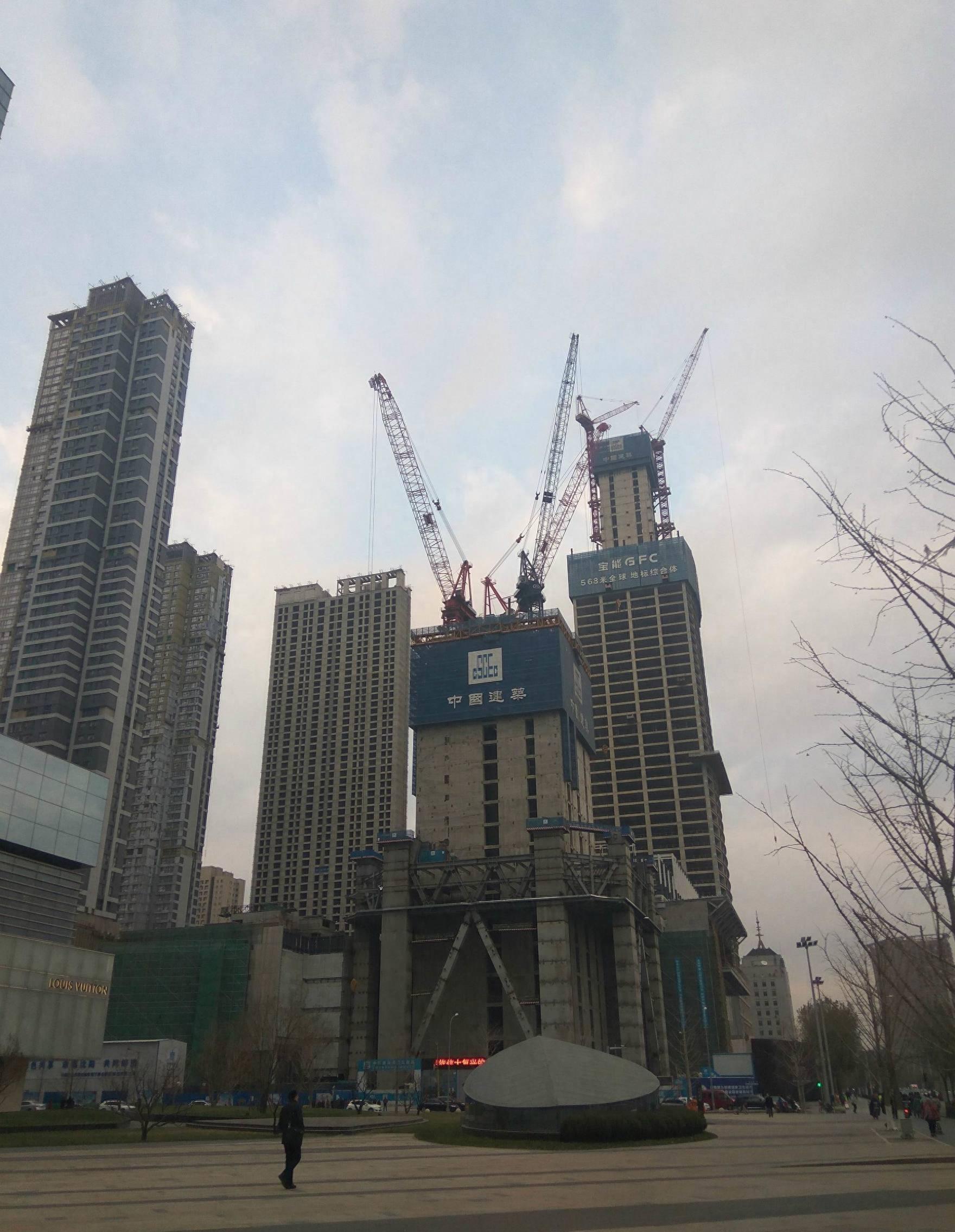 东北第一高楼——辽宁沈阳宝能环球金融中心建设进度巡礼