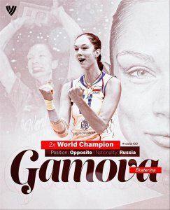 ​FIVB球星 - 加莫娃：傲立世界排坛的俄罗斯“巨人”