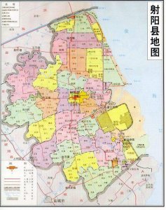 ​江苏盐城射阳县-明清时才成陆地，1942年置县