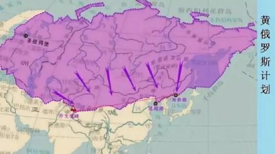 ​沙俄制定了黄俄罗斯计划，想要吞并中国东北内蒙古宁夏新疆西藏
