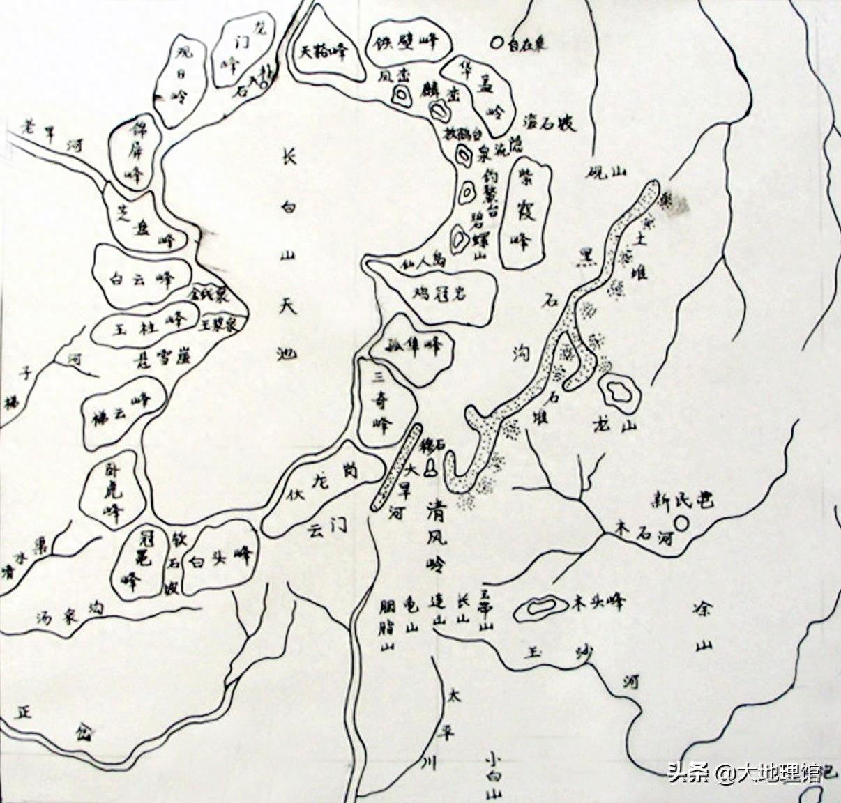 高清3D地图,俯瞰美丽的长白山天池