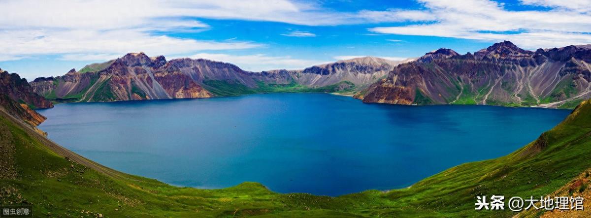 高清3D地图,俯瞰美丽的长白山天池