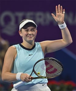 ​网球-卡塔尔公开赛：奥斯塔彭科晋级四强