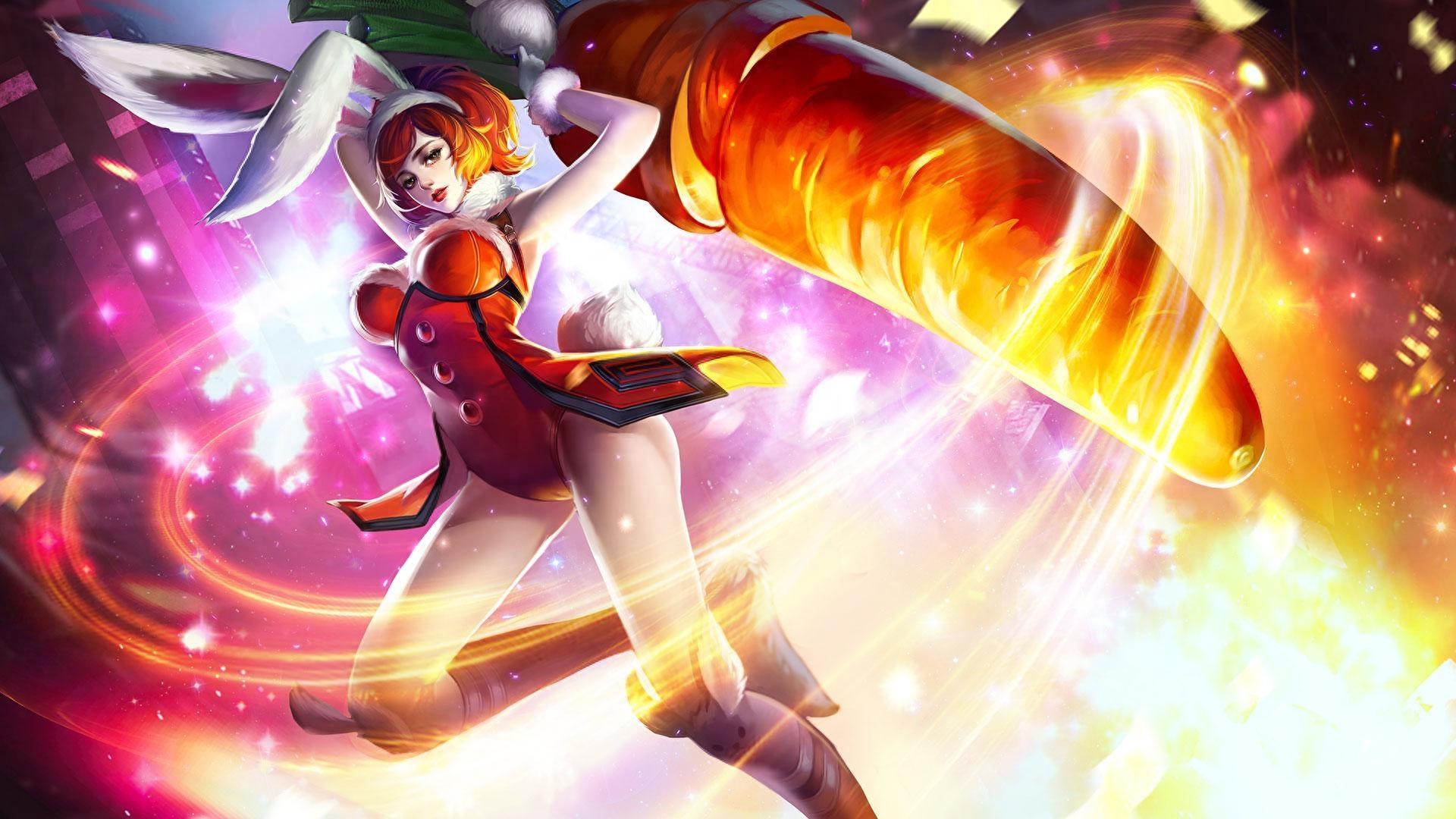 王者荣耀：花木兰原画壁纸大全，冠军飞将，水晶猎龙者，兔女郎