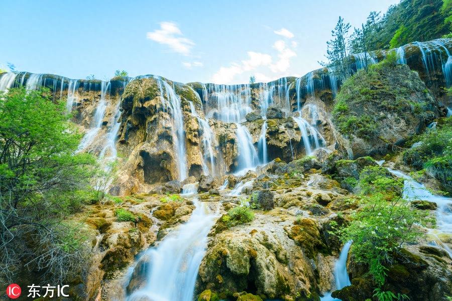 珍珠滩!中国最美瀑布之一《西游记》经典取景地