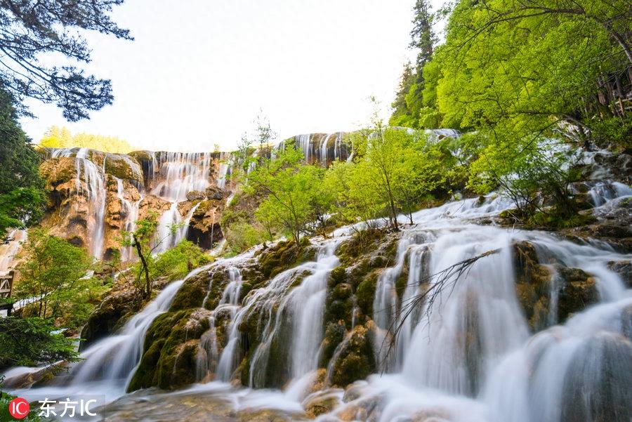 珍珠滩!中国最美瀑布之一《西游记》经典取景地