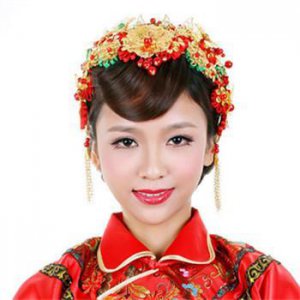 ​复古中式古装新娘发型