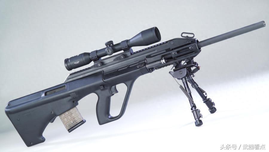 最新型丨增加了皮卡汀尼导轨的斯太尔AUG-A3步枪