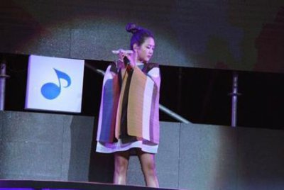 ​何洁现音乐颁奖礼 老公赫子铭背景与释小龙分手原因