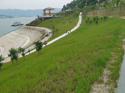 ​秭归新建的望江公园，位于长江边上，风景美美哒