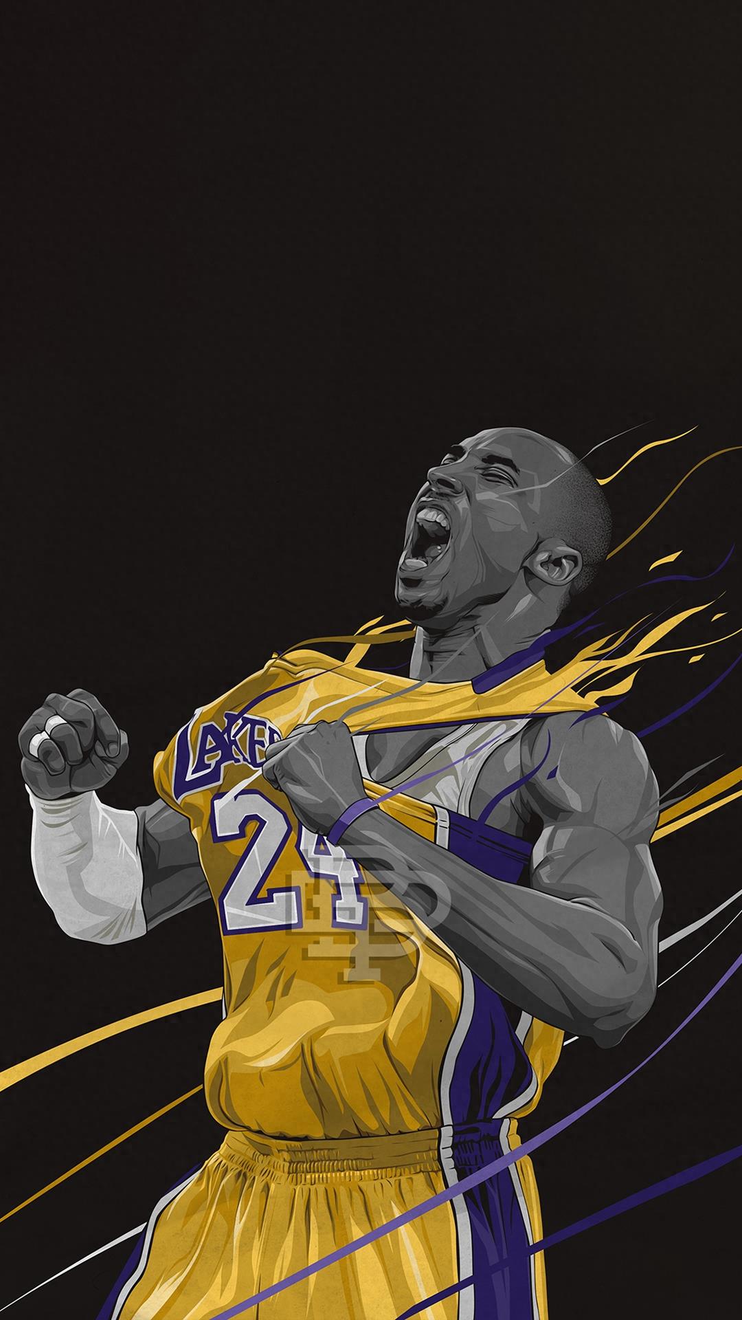 永远的黑曼巴  科比高清手机壁纸1080×1920电脑壁纸分享