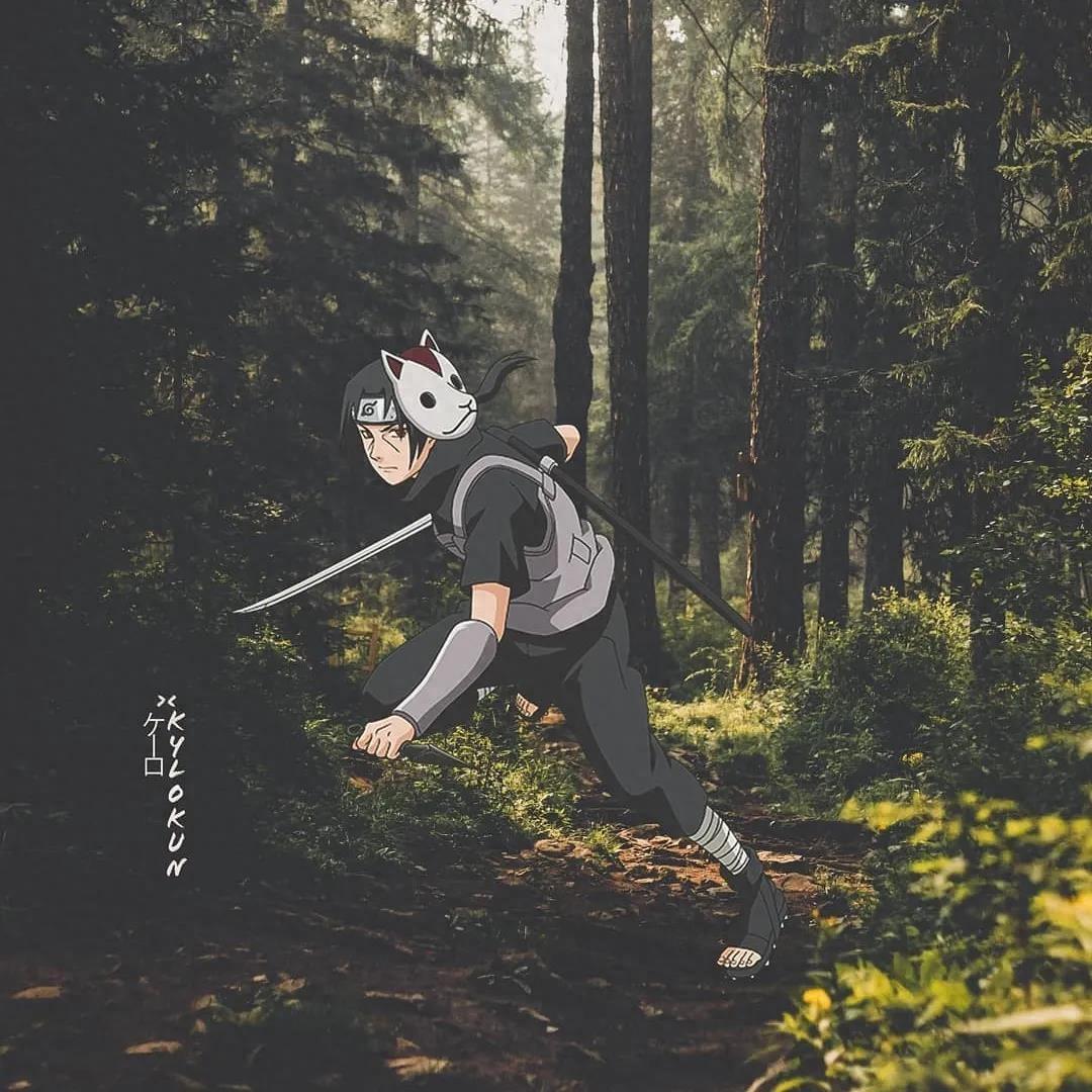 图王鲨鱼哥第42期 100张火影忍者鼬神男神头像