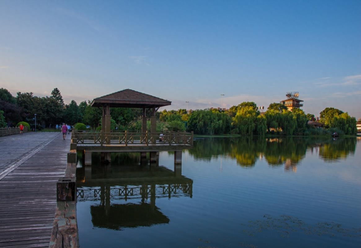 长沙月湖公园，“月湖十景”风景优美，免费的娱乐、休闲好去处