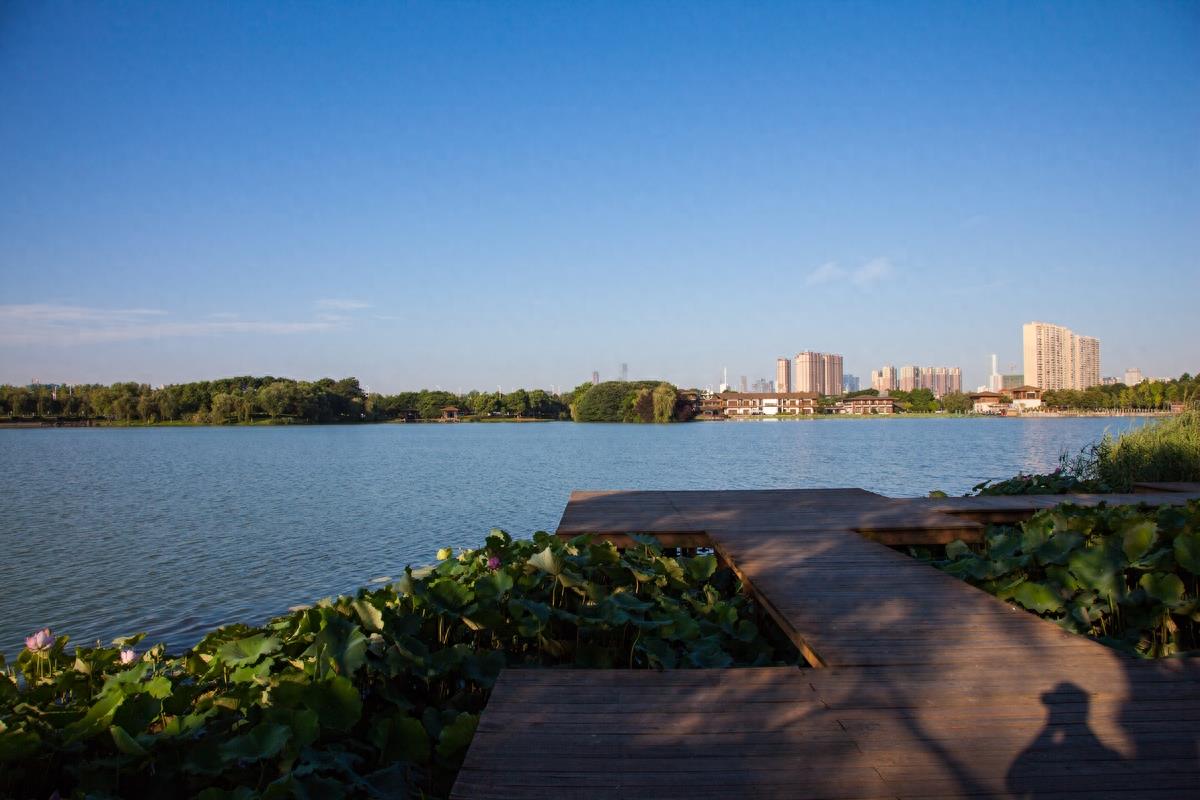 长沙月湖公园，“月湖十景”风景优美，免费的娱乐、休闲好去处