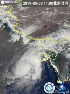 ​法尼登陆印度奥里萨邦