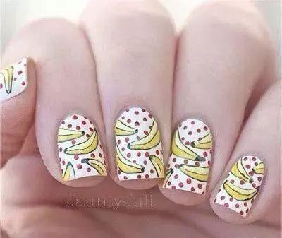 水果美甲图片 美甲水果可爱图片