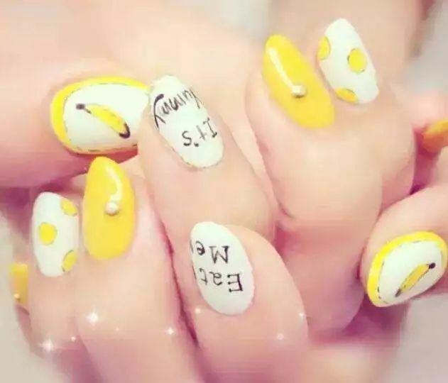 水果美甲图片 美甲水果可爱图片