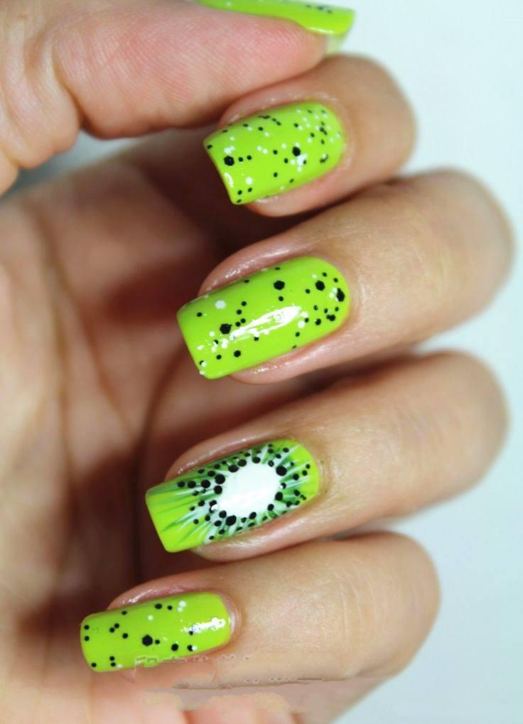 水果美甲图片 美甲水果可爱图片