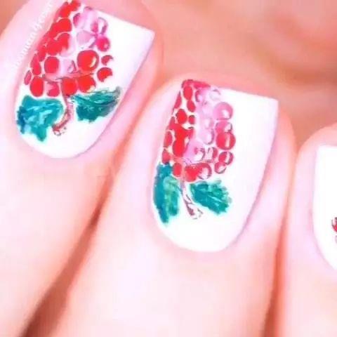 水果美甲图片 美甲水果可爱图片