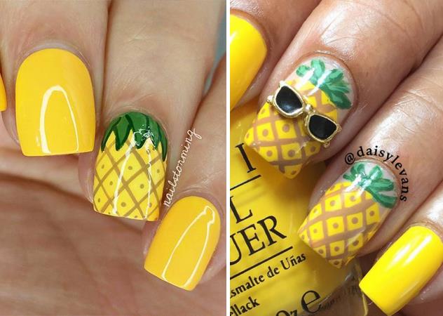 水果美甲图片 美甲水果可爱图片