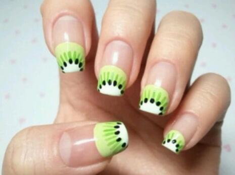 水果美甲图片 美甲水果可爱图片