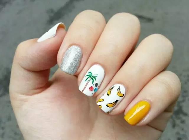 水果美甲图片 美甲水果可爱图片