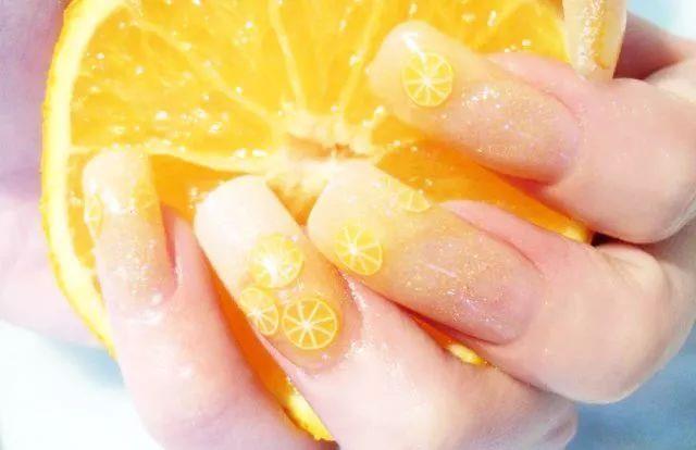 水果美甲图片 美甲水果可爱图片