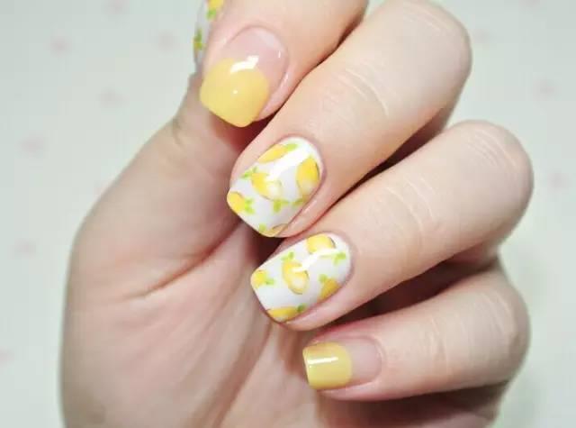 水果美甲图片 美甲水果可爱图片