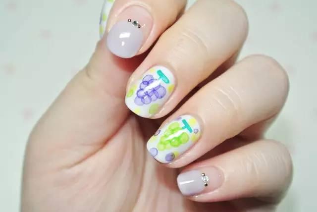 水果美甲图片 美甲水果可爱图片