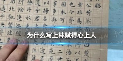 ​上林赋为什么写给心上人，上林赋写给心上人的原因(考验人的耐心)