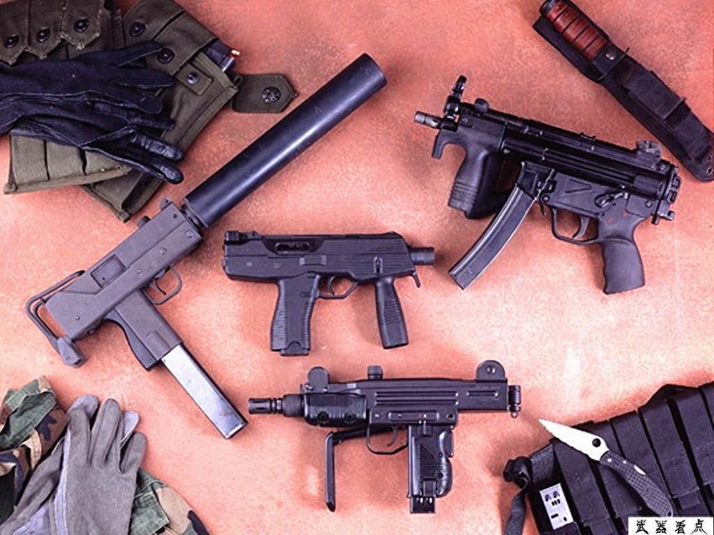 奥地利斯太尔TMP冲锋枪，结构不同于传统的冲锋枪